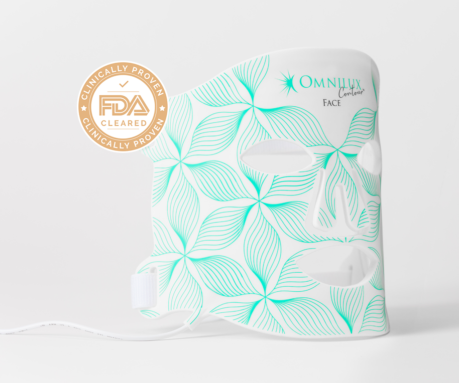 omnilux contour face LED Light Mask shop sydney australia at home skin care the clear skin clinic best